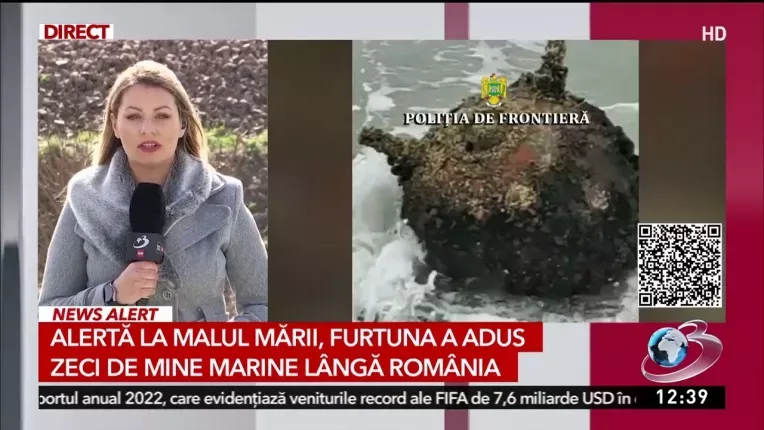 Alerta la malul marii! Zeci de mine marine in Marea Neagra
