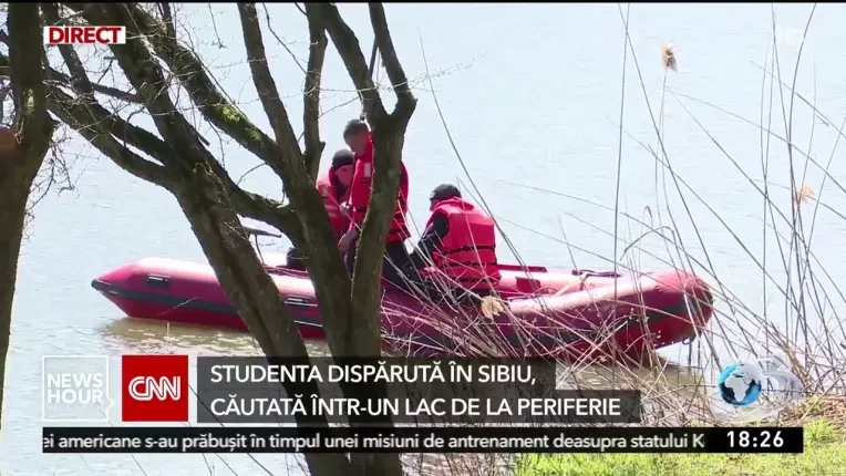 Angelika, studenta de la Teologie disparuta de doua luni, a fost cautata intr-un lac de langa Sibiu