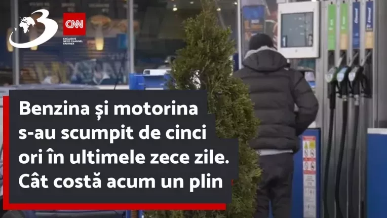 Benzina si motorina s-au scumpit de cinci ori in ultimele zece zile. Cat costa acum un plin