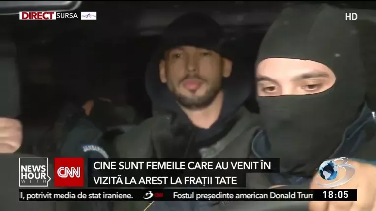 Cine sunt femeile care au venit sa-i viziteze pe fratii Tate in arest