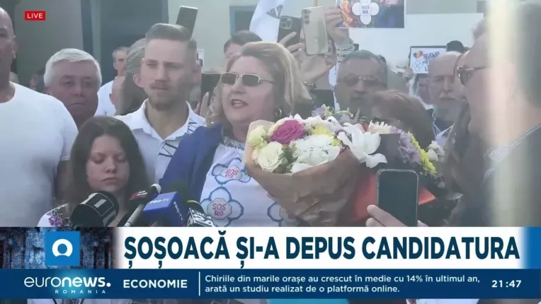 Diana Sosoaca, candidat la prezidentiale: Ii rog pe toti copiii si tinerii sa se joace de-a sosoaca