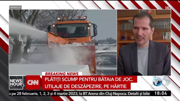 Drumarii acuzati ca nu au scos utilajele de deszapezire