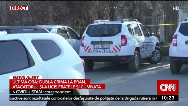 Dubla crima la Bran. Un barbat si-a omorat fratele si cumnata
