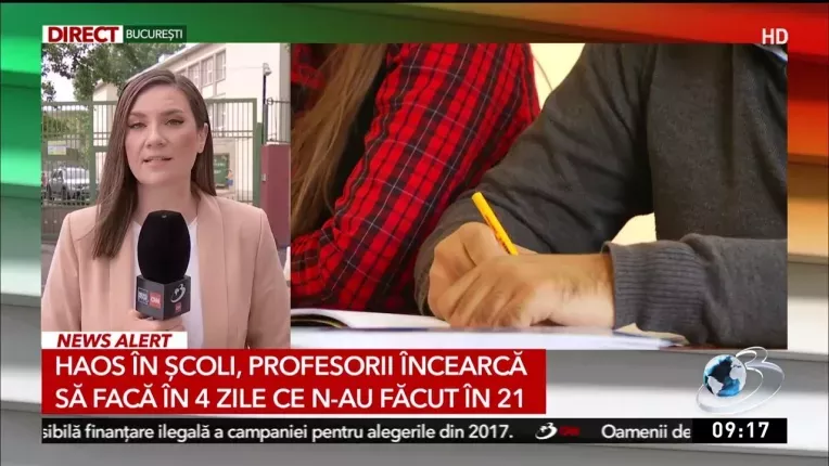 Haos in scoli. Profesorii incearca sa faca in 4 zile ce n-au facut in 21
