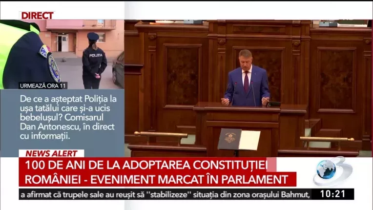 Klaus Iohannis: Parlamentul are datoria sa nu se abata de la valorile constitutionale