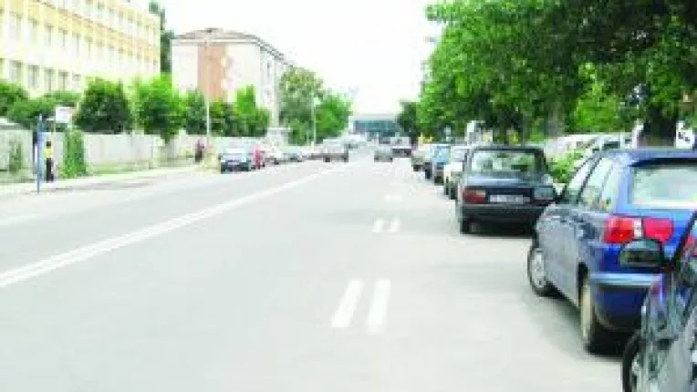 Marcaje corcite pe strada Traian Lalescu