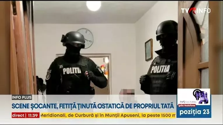 Neamt: Minora recuperata de mascati de la tatal sau care nu voia sa o inapoieze fostei sotii