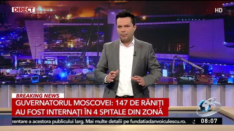 Numarul victimelor in atacul de la Moscova a depasit 60 de morti si peste 100 de raniti