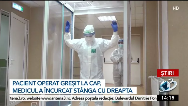 Pacient operat gresit la cap, medicul a incurcat stanga cu dreapta