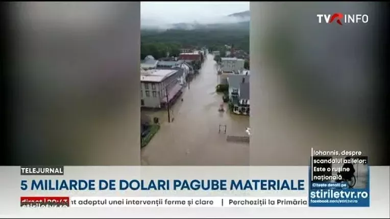 Ploile torentiale fac prapad in mai multe state americane