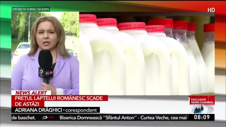 Pretul laptelui romanesc va scadea din 1 mai