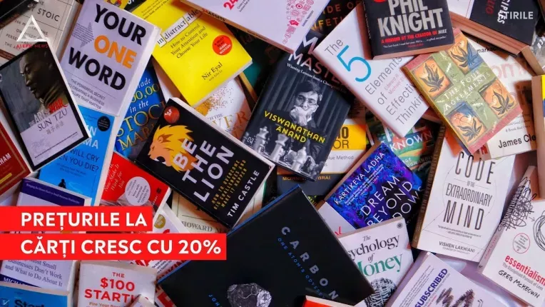 Preturile la carti cresc cu 20%