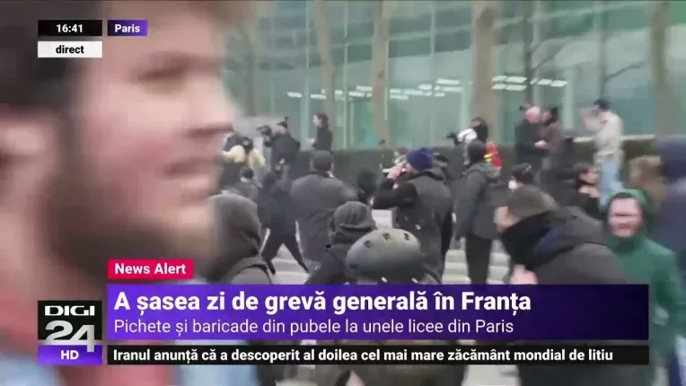 Proteste violente in Franta. Sunt lupte de strada la Lyon