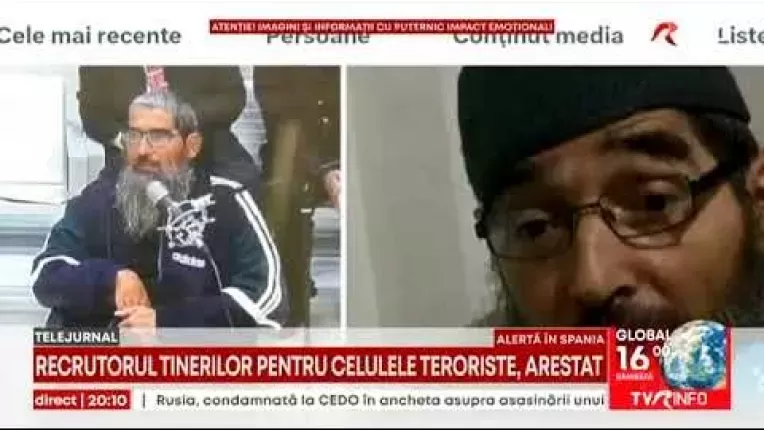 Recrutorul tinerilor pentru celulele teroriste, arestat in Spania