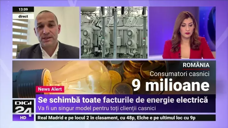 Se schimba toate facturile de energie electrica. Va fi un singur model pentru toti clientii casnici