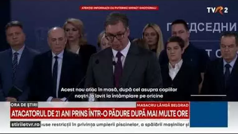 Serbia este in stare de soc, dupa al doilea atac armat soldat cu morti, in ultimele doua zile