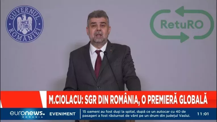 Sistemul garantie-returnare, lansat la finalul lunii. Ciolacu: Va fi al doilea cel mai mare sistem