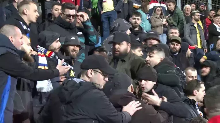 Suporterii romani s-au incaierat in peluza in Andorra. Declaratiile jucatorilor dupa victorie