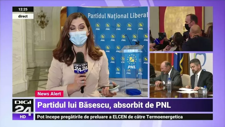 SURSE: PNL negociaza fuziunea cu partidul lui Traian Basescu
