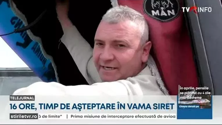 Sute de tiruri blocate la Vama Siret
