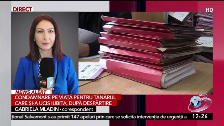 Tanarul din Baia de Fier care si-a ucis iubita de 19 ani a fost condamnat la inchisoare pe viata