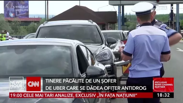 Tinere pacalite de un sofer de Uber care se dadea ofiter antidrog