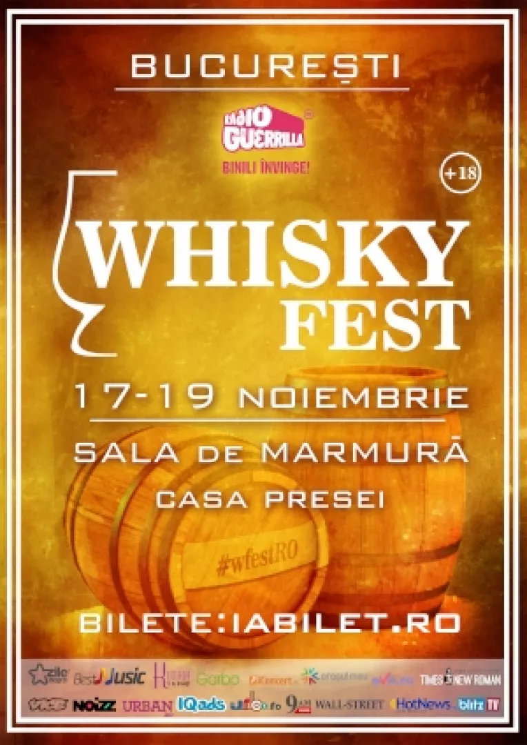 WHISKY FEST 2017: De la cel mai scump whisky vandut vreodata, pana la whisky taiwanez si indian